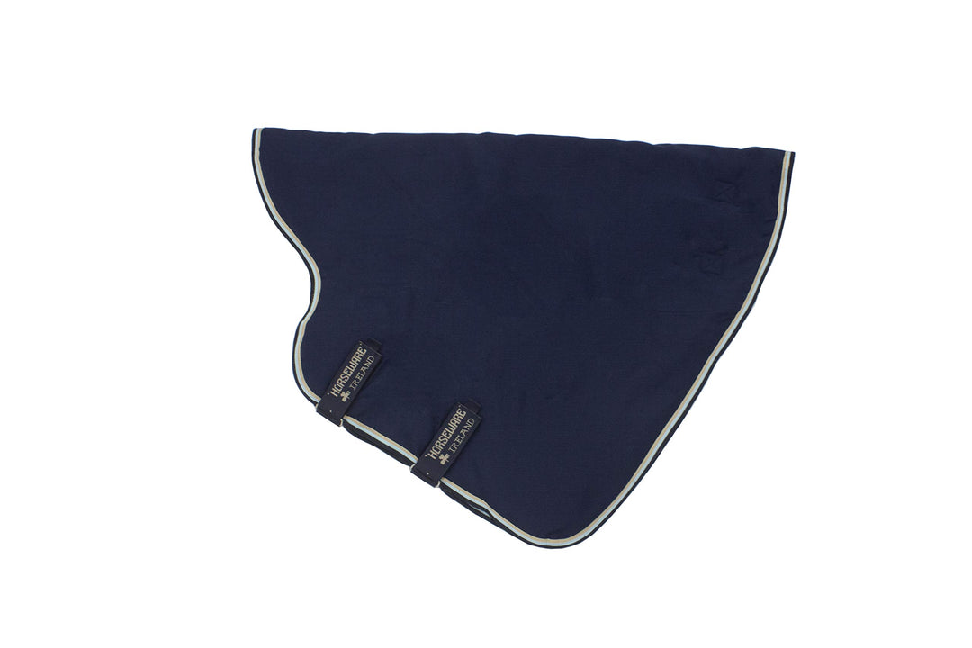 Horseware Rambo Optimo Stable Hood 200g - Navy/Beige XXS (200g), XXS (200g)