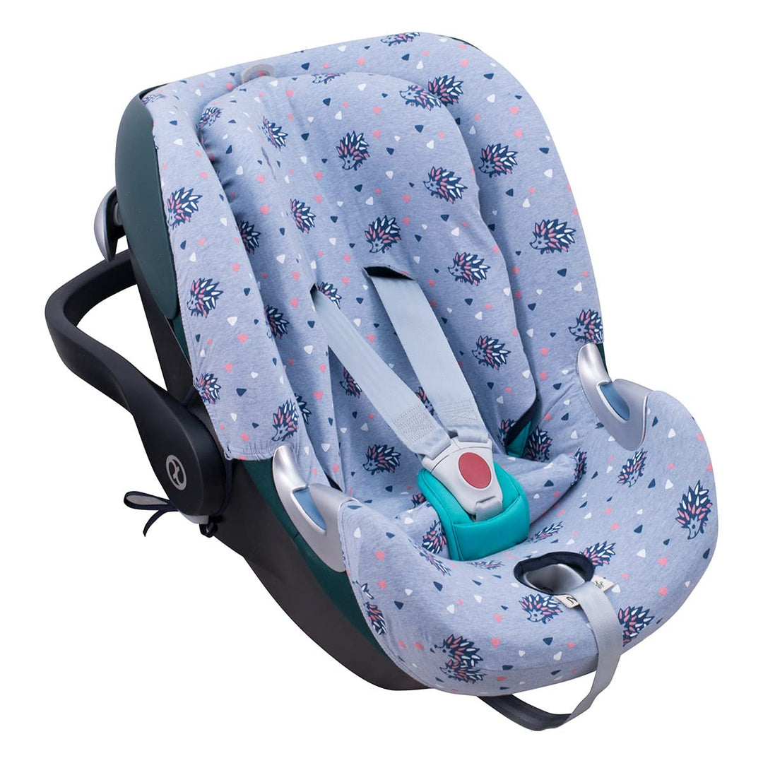 JYOKO KIDS Bezug für Autositz kompatibel mit Cybex Aton Cloud- Q-M-2-4-5, aus Baumwolle (Aton Q, Spi