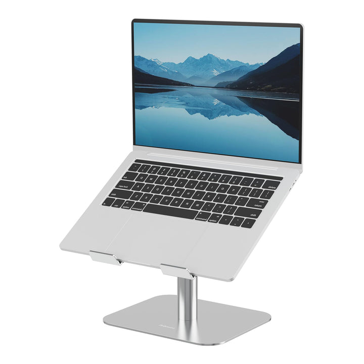Fellowes Alumia™ Laptopständer – Ergonomisch, höhen- &amp; neigungsverstellbar – Aus recyceltem Aluminiu