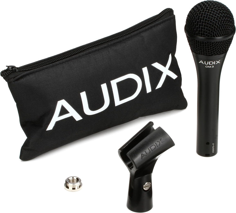 Audix OM3 Multi-Purpose Vocal and Instrument Dynamic Vocal Microphone