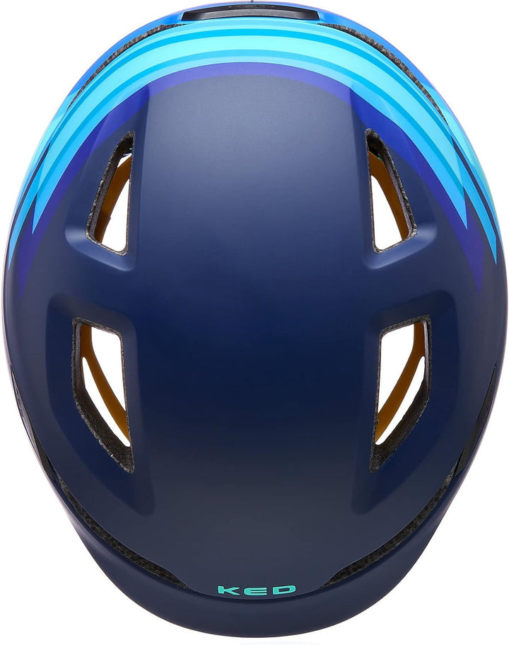 KED Pop MIPS Kinder Fahrrad Helm blau 2023 S | 48-52cm, S | 48-52cm