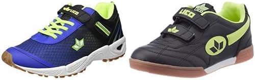 Lico Unisex Kinder Barney Vs Sneaker 32 EU Blau Schwarz, 32 EU Blau Schwarz
