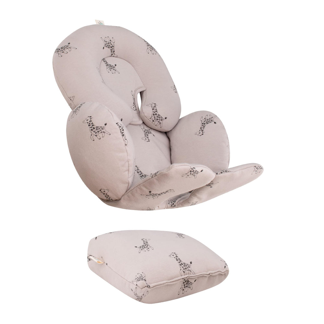 JYOKO KIDS Sitzverkleinerer Antiallergikum Universal Baby 100% Baumwolle (Giraffe, Enthält Kopf-, ei