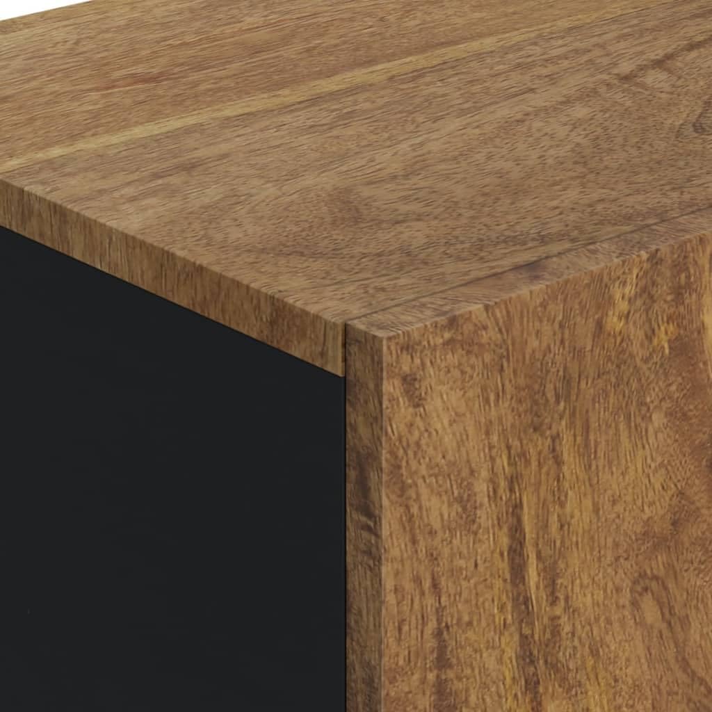 vidaXL Sideboard, Highboard mit Tür, Kommode Beistellschrank mit Eisenbeinen, Wohnzimmerschrank Anri