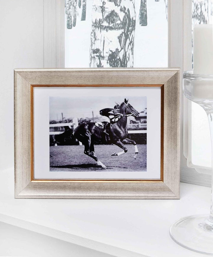 nielsen Holz Bilderrahmen Derby, 24x30 cm, Silber Silber 24 x 30 cm, Silber 24 x 30 cm