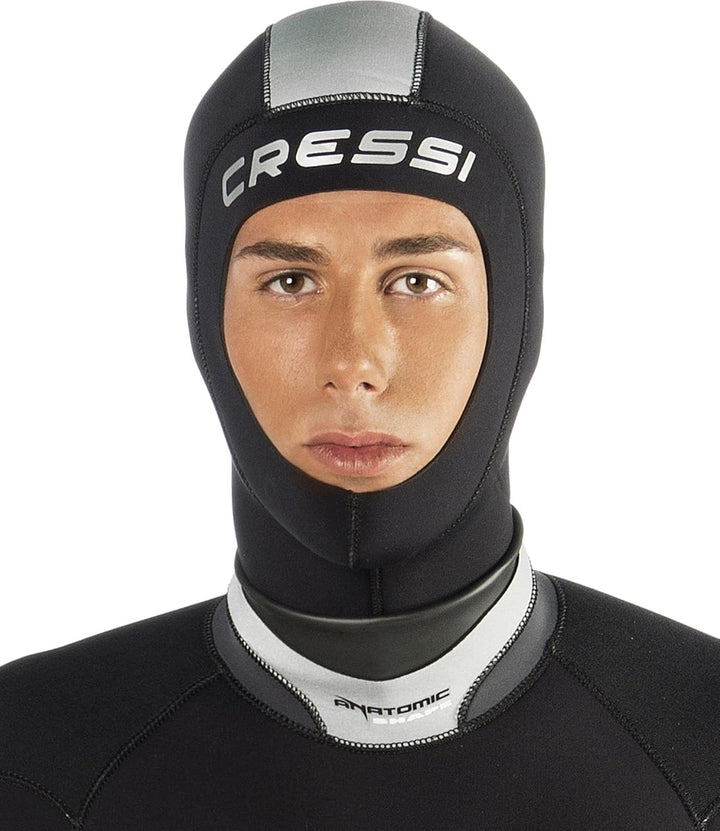 Cressi Hood Man - Neopren 5mm Kopfhaube Herren S/2, S/2
