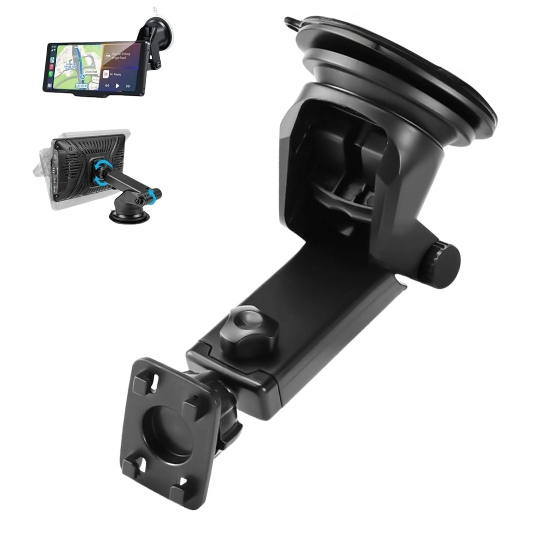 Saugnapfhalterung für CarPlay Display, 360° Drehbare Armaturenbrett Carplay Halterung Auto, 17 mm Ku