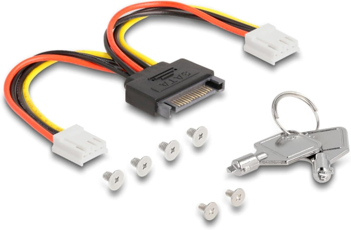 DeLOCK Einbaurahmen 3.5″ Wechselrahmen für 2 x M.2 NVMe SSD