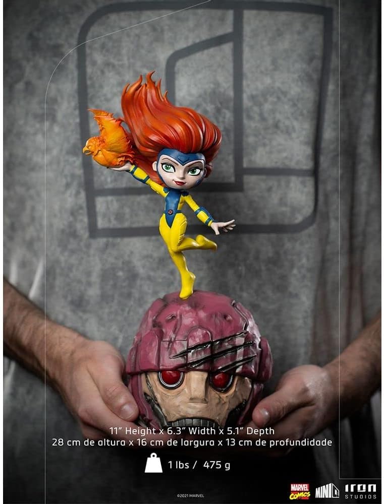 Iron Studios 79343 X-Men Jean Grey Minico statuen, Mehrfarbig, Standard, Standard