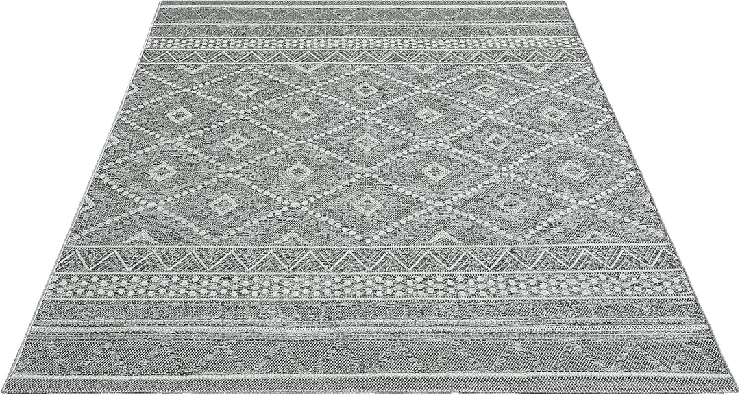 Mia's Teppiche Adora - moderner Teppich, Boho-Style, In- und Outdoor geeignet, besonders flach, idea