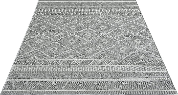 Mia's Teppiche Adora - moderner Teppich, Boho-Style, In- und Outdoor geeignet, besonders flach, idea