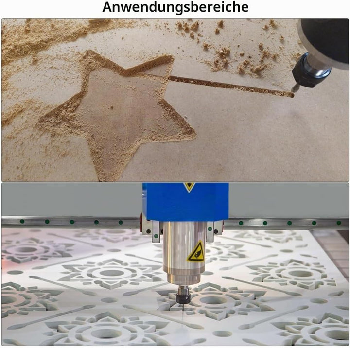 10 Stück Titanbeschichtete Hartmetall-Schaftfräser, Gravurfräser, CNC-Fräser für Leiterplattenmaschi