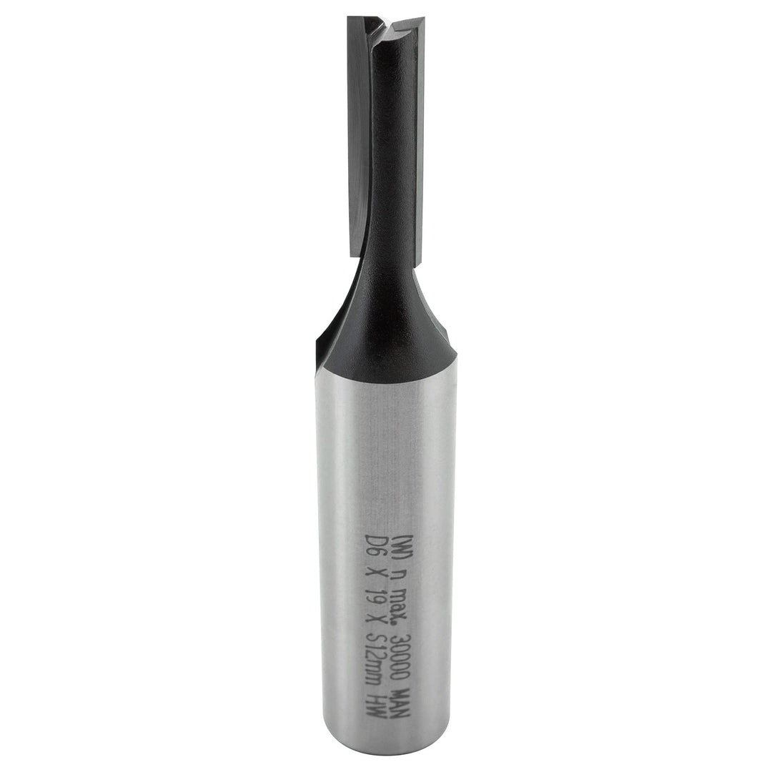 ENT 10511 Nutfräser HW, Schaft (S) 12 mm, Durchmesser (D) 6 mm, NL 19 mm, SL 40 mm, GL 67 mm D=6 / N
