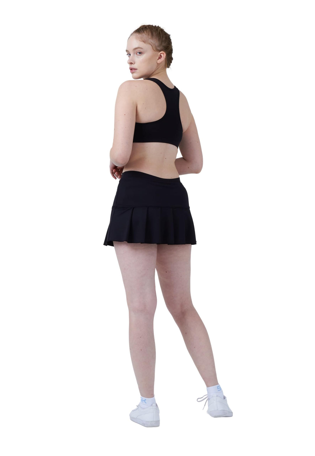 Sportkind Mädchen &amp; Damen Tennis, Hockey, Golf Faltenrock mit Innenhose, atmungsaktiver Skort, UV-Sc