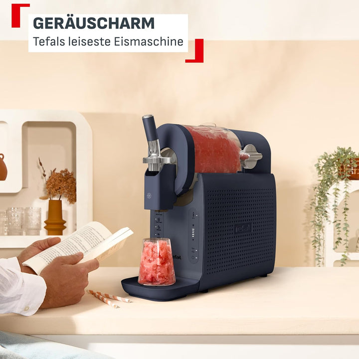 Tefal Freezi Instant Softeis- & Slushmaschine, inkl. 2 Eisbehälter, 5 Automatikprogramme, automatisc