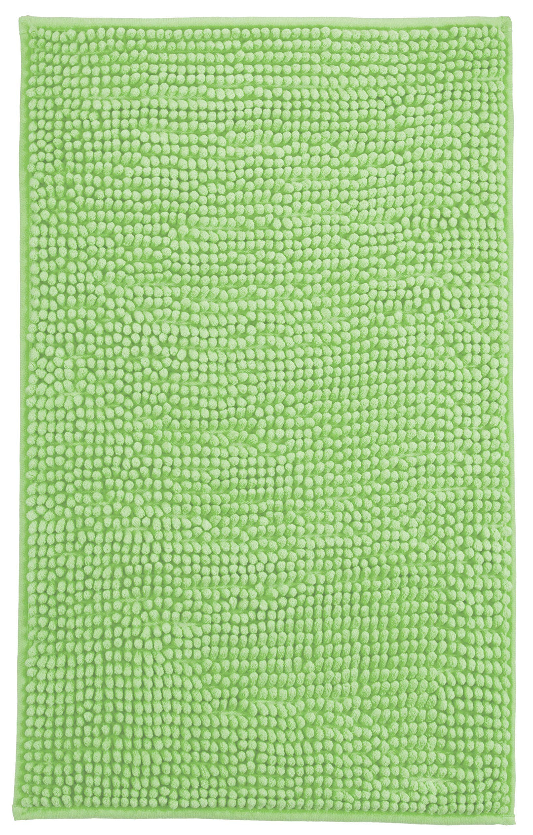 Brandsseller Moderne Chenille Badmatte Duschmatte Badeteppich im Shaggy Style (50x80 cm, Grün) 50x80
