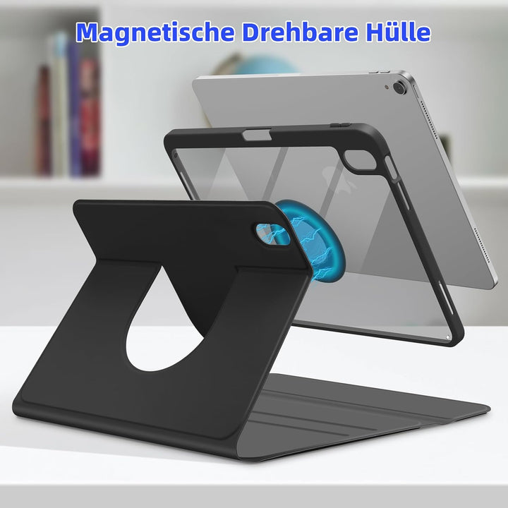Bettdow für iPad 10.Generation 2022 Tastatur Hülle, Hoch-/Querformat Verwenden, QWERTZ Layout Abnehm