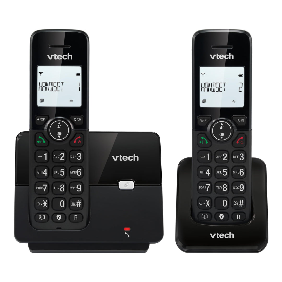VTech CS2001 Home Duo Schnurloses Telefon, Festnetztelefon DECT Einfach zu bedienen Extra Laut Hören