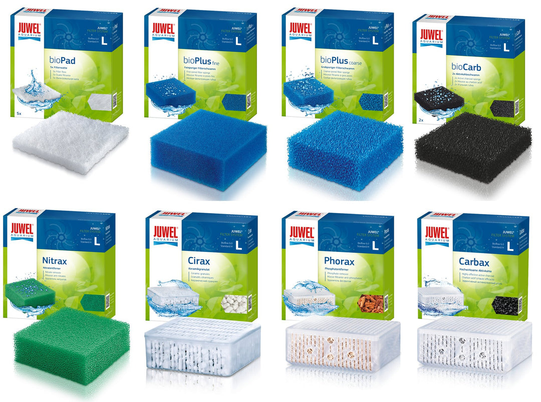 JUWEL Filtermedien Set (8er) -L- Bioflow 6.0/Standard L / Bioflow 6.0 / Standard, L / Bioflow 6.0 /