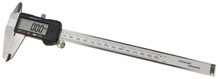 MC POWER - digitale Schieblehre Messschieber | MS-200 | 200mm, LC-Display, mm und inch