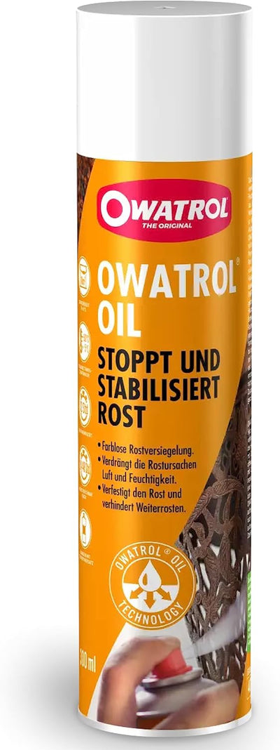 OWATROL® Rostschutz Spray 2x300ml - Für Metalle, Kunststoff, Glas, Holz, Farben & Lacke - Grundierun