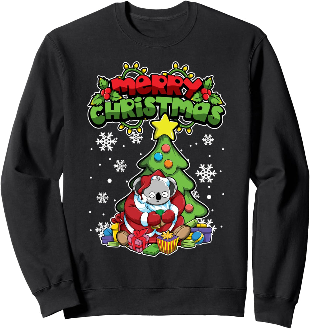 Frohe Weihnachten Tiere - Xmas Koala Sweatshirt