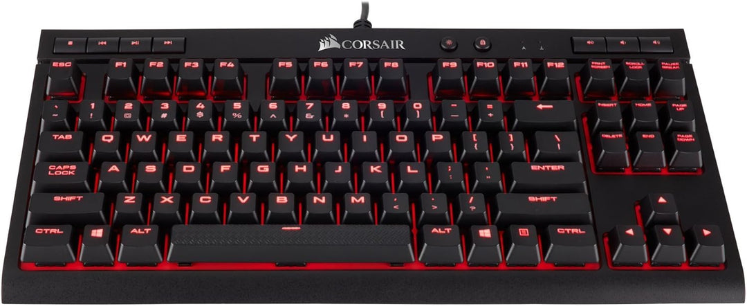 Corsair Compact (Red LED, Cherry MX Red) CH-9115020-NA Schwarz