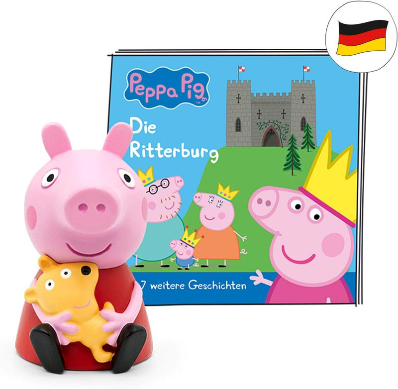 tonies Hörfigur für Toniebox, Peppa Wutz – Die Ritterburg und 7 weitere spannende Peppa Wutz Geschic