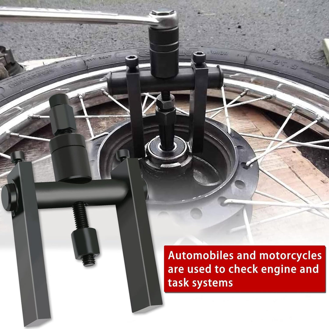 10pcs Motorrad Lagerabzieher Kit, 8-25MM Motorrad Innenlager Demontage Werkzeug, Lagerabzieher Kit m