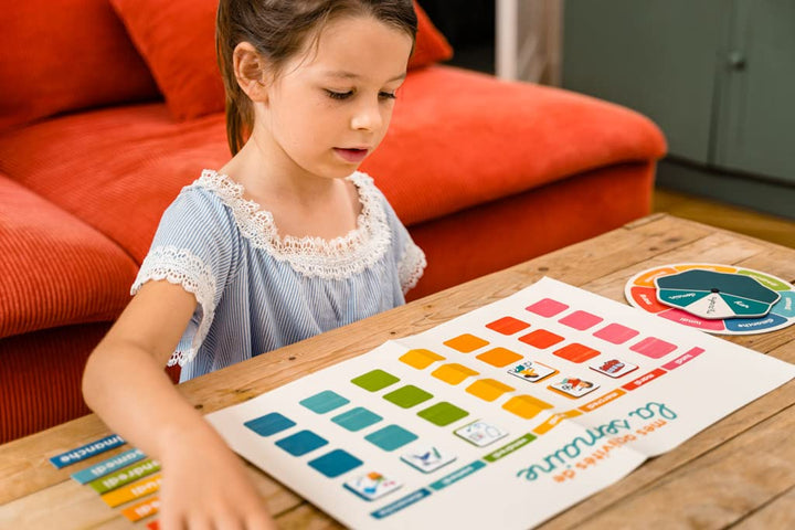 Nathan Rhythmus Uhrzeit und Zeit - Originelles Set zum Lernen von Kindern ab 3 Jahren, 31165