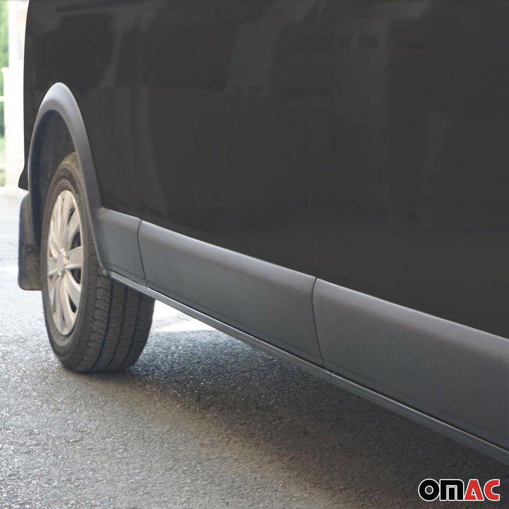 OMAC Radlaufschutz Kotflügel kompatibel mit VW T6 Transporter 2015-2019 Langer ABS Schwarz 11tlg, Tr