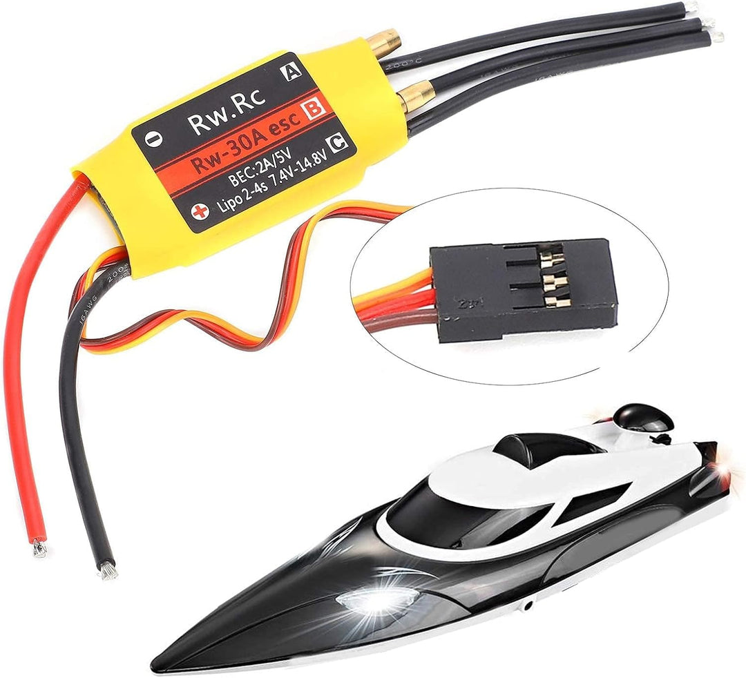 SUNGOOYUE 30A Bürstenloser Wassergekühlter Elektrischer Geschwindigkeitsregler ESC für RC-Bootsmodel