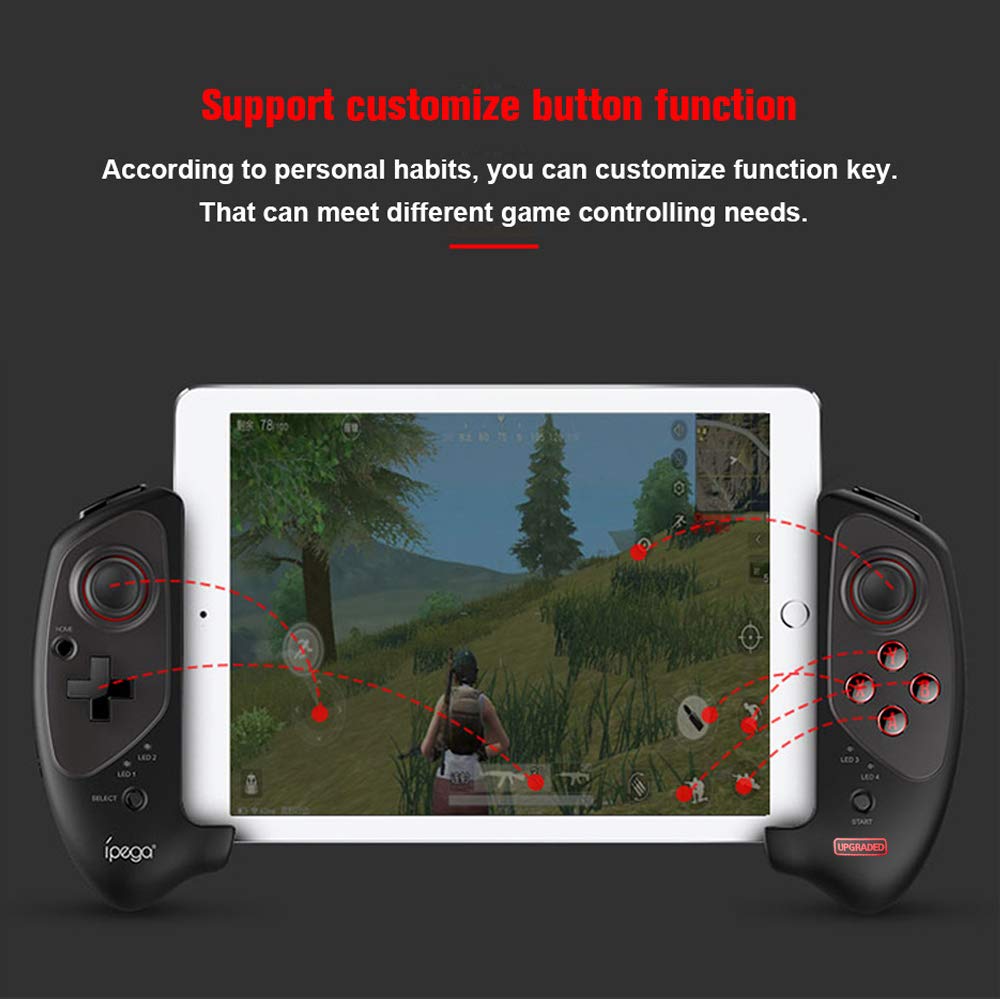 Wireless Game Controller für Tablets/Android, Megadream Mobile Bluetooth Gamepad Joystick mit 13–25