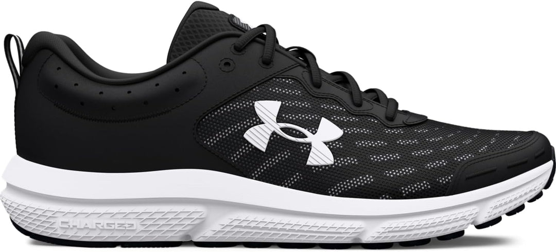 Under Armour Herren Ua Charged Assert 10 Laufschuhe 45.5 EU Black Black White, 45.5 EU Black Black W
