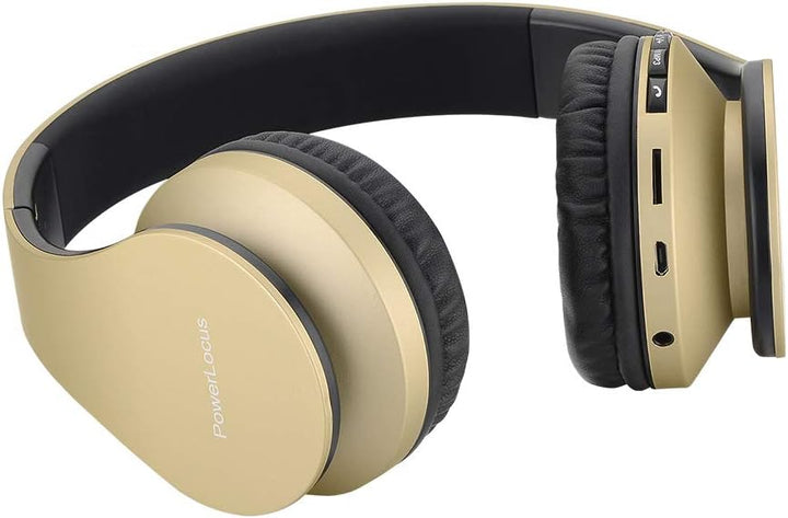 PowerLocus P1 Bluetooth Kopfhörer Kabellos, Wireless 5.0 Bluetooth Kopfhörer Over-Ear, Over Ear Kopf