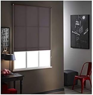 Madecostore Rollo, lichtundurchlässig, Perlweiss, L54 x H250 cm (Stoff L50 cm) L54 x H250cm (Tissu L