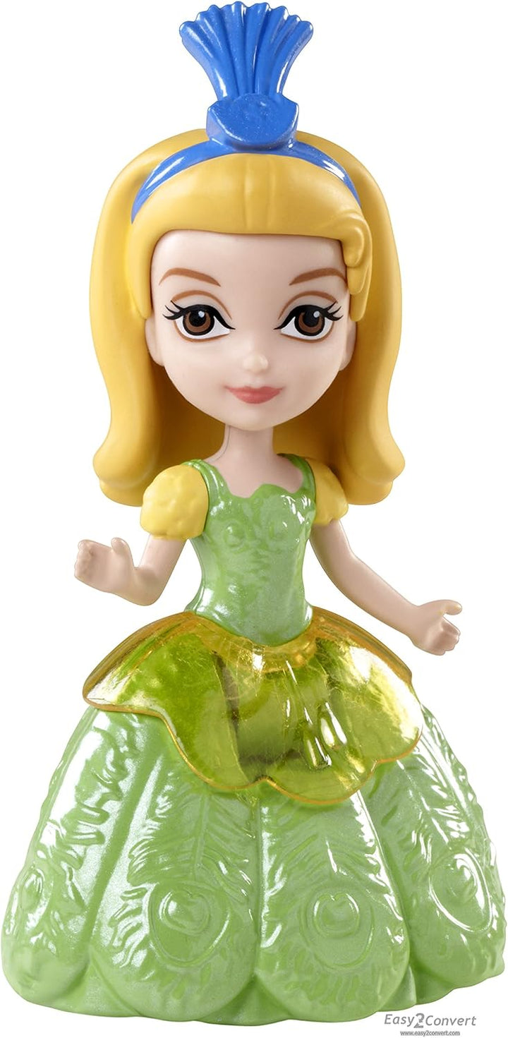 Mattel BDK54 - Disney Sofia - Prinzessin Amber &amp; Praline, der Pfau Spielset