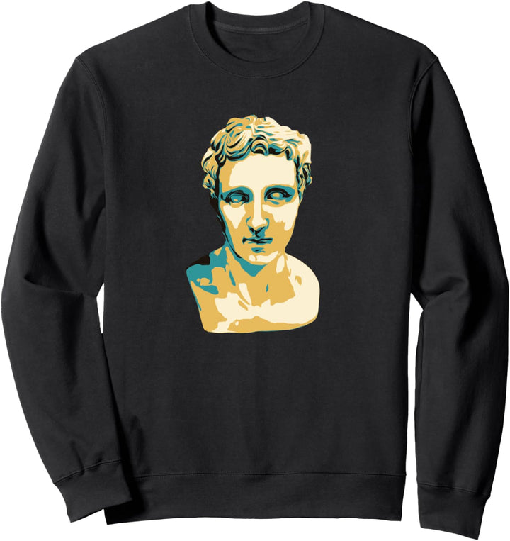 Portrait Statue of Alexander The Great Sweatshirt