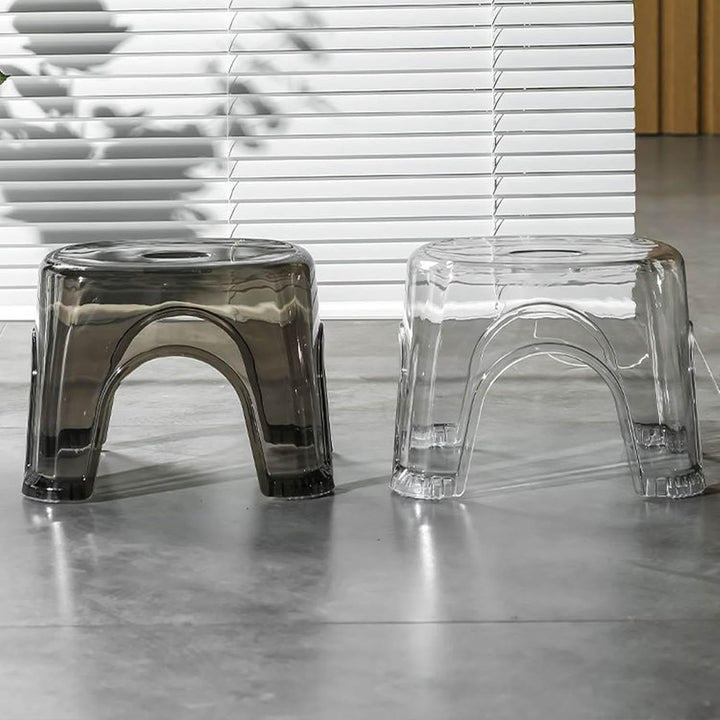 Transparenter Duschhocker, tragbar, rutschfest, wasserdicht, transparenter Hocker, klarer Sitz, Dusc