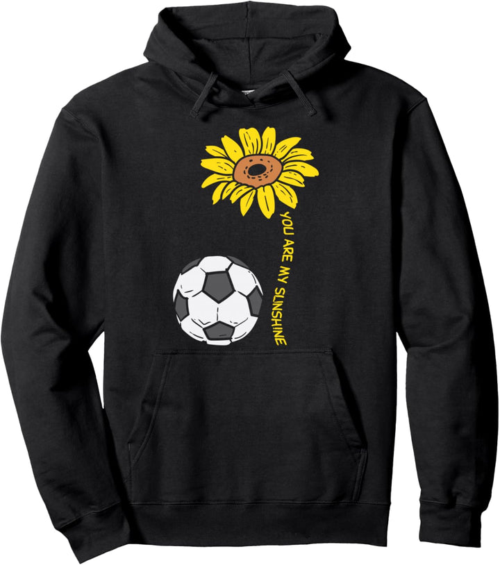 You Are My Sunshine Sonnenblumen-Fussball, für Mädchen und Frauen Pullover Hoodie
