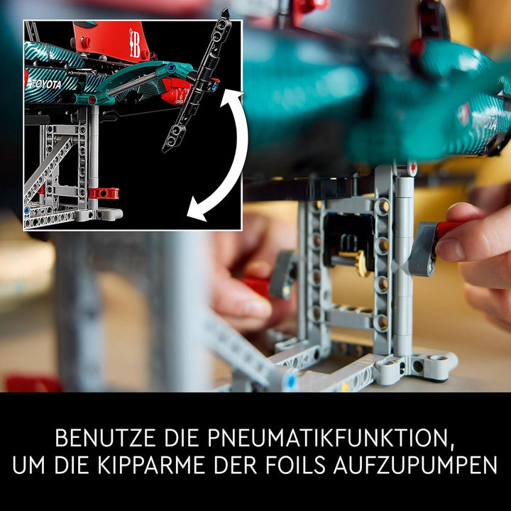 LEGO Technic Emirates Team New Zealand AC75 Rennjacht, Bauset mit Segelboot für Erwachsene, Geschenk