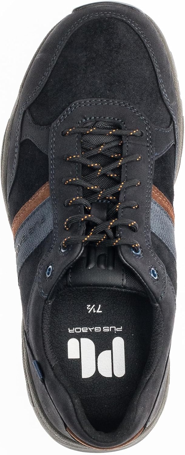 Pius Gabor Herren Sneaker Low,Halbschuhe,Wechselfussbett,zertifiziertes Leder,Freizeitschuhe,Turnsch