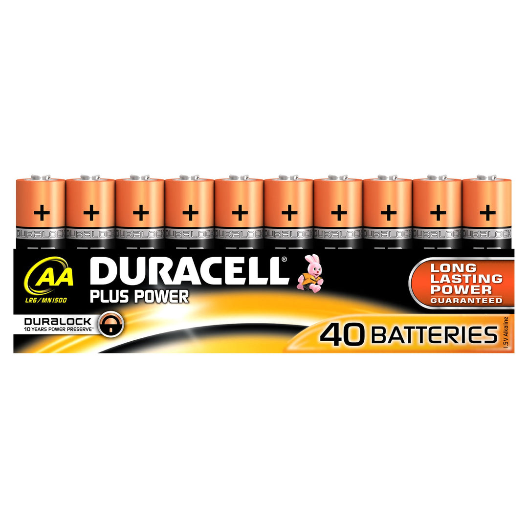 Duracell Plus Power Batterie AA (MN1500/LR06) 40er 40 Pack, 40 Pack