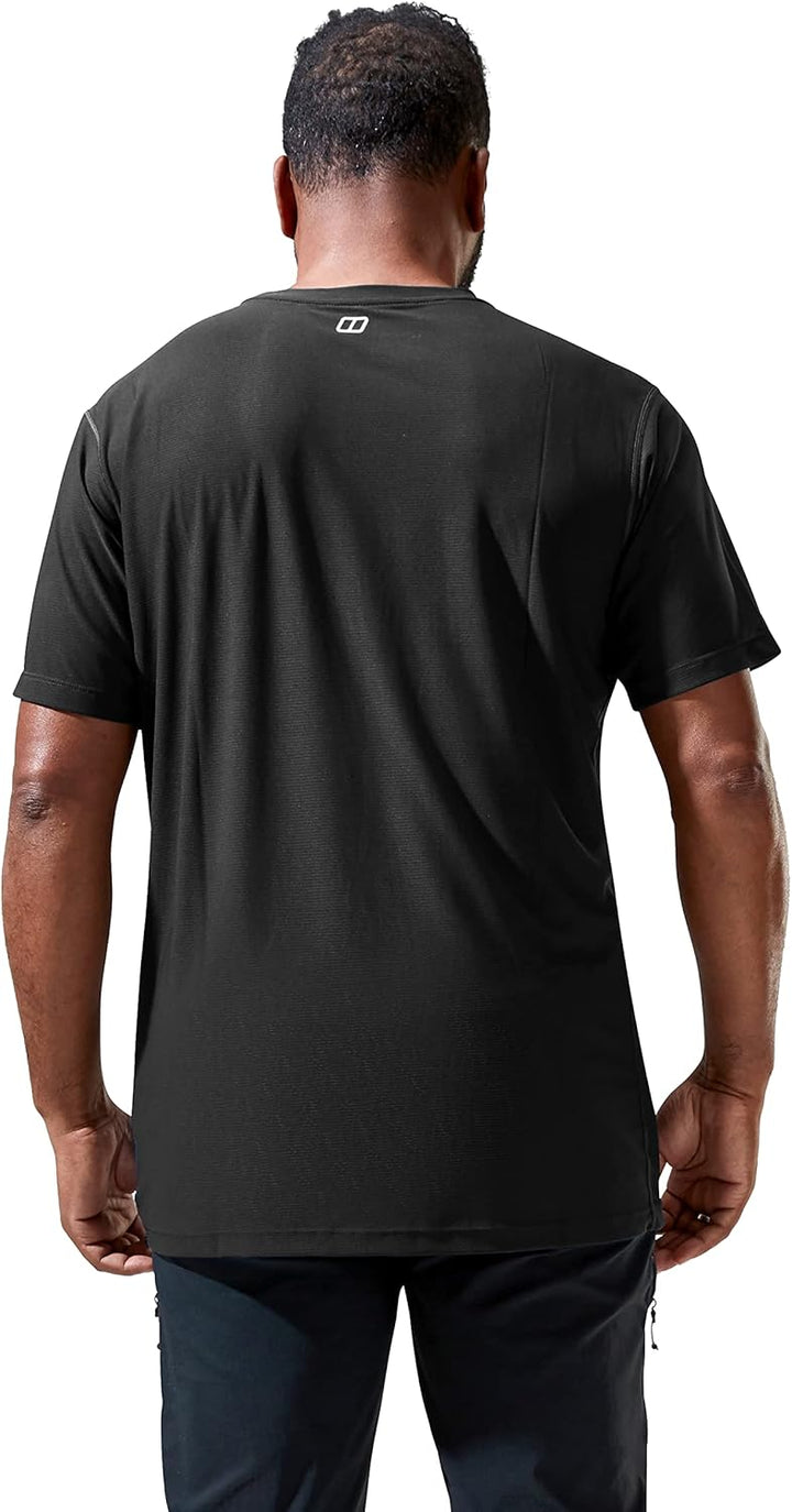 Berghaus Herren 24/7 Tech Basecrew Wicking T-Shirt L Schwarz/Schwarz, L Schwarz/Schwarz