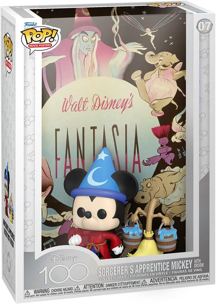 Funko Pop! Movie Poster: Disney - Mickey Mouse - Fantasia - Vinyl-Sammelfigur - Geschenkidee - Offiz