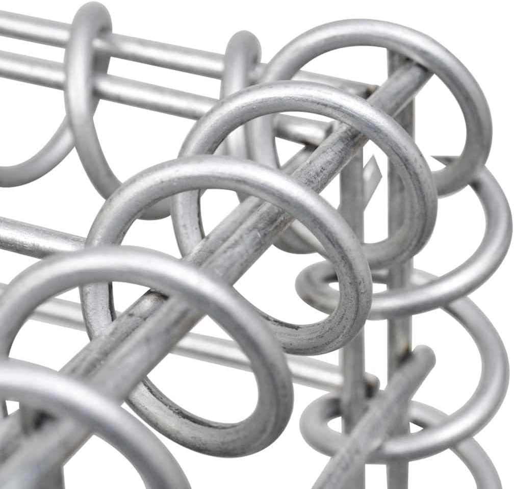 vidaXL 2X Gabionensäule Gabionen Gabione Säule Säulen Steingabionen Steinkorb Drahtkorb Gabionenkorb