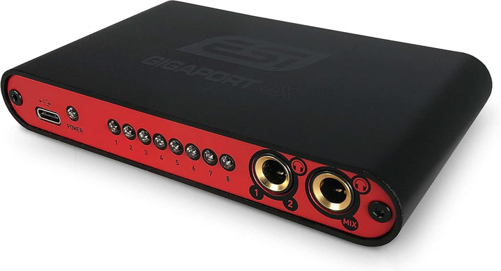 ESI GIGAPORT eX | Professionelles 24-bit / 192kHz USB-Audiointerface mit 8 analogen Ausgängen