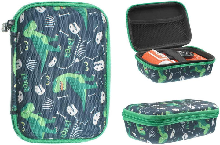 caseroxx Kinderkamera Tasche passend für VTech KidiZoom Print Cam in vielen Farben und Designs, Schu