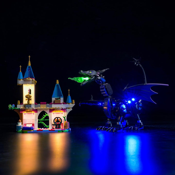 Licht-Kit Set für Lego Maleficent’s Dragon Form 43240 (Kein Lego), Dekorationsbeleuchtungsset für Le