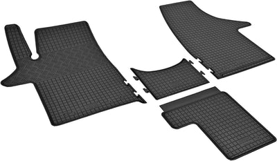 Z4L Gummifussmatten und Kofferraumwanne EIN Set geeignet für VW T6 Multivan 8 Sitze ab 2015 bis 2019